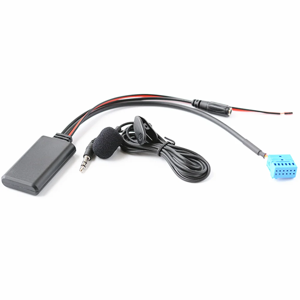 Автомобильный Bluetooth AUX адаптер беспроводной аудио телефонный звонок Hands Free