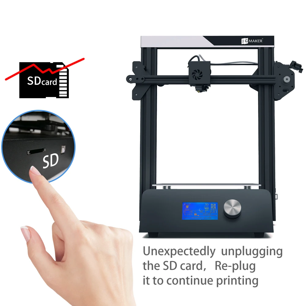 JGMAKER 3D принтер магический DIY Набор для повторной печати PLA impresora экструдер