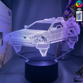 

Science Fiction Car Led Night Light For Kids Bedroom Decor Unique Birthday Gift For Children Study Room Desk 3d Lamp Sci-fi Car