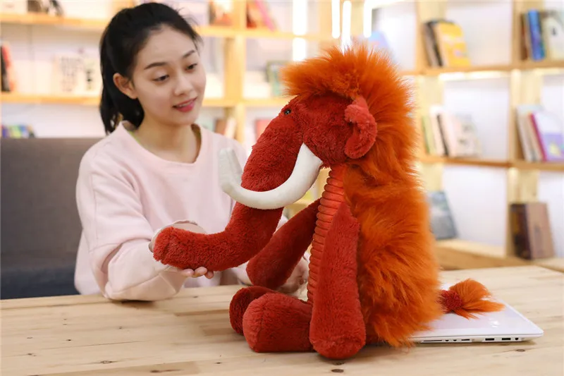 

about 50cm cartoon mammoth Manny elephant plush toy soft doll birthday gift b1417