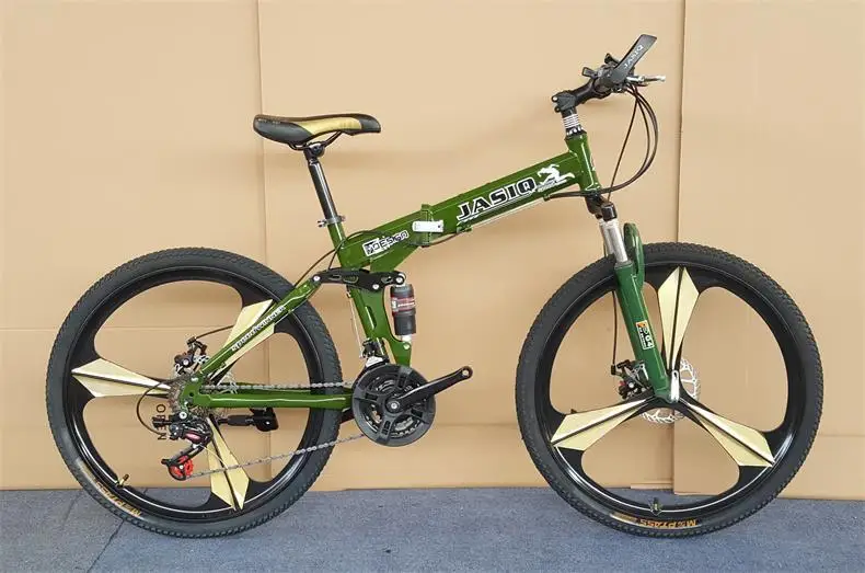 Folding Mountain Bike mountain bike 26-inch steel 21-speed bicycles dual disc brakes variable speed road bikes racing bicycle