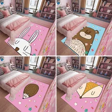 Новые современные мягкие ковры для гостиной, спальни, ковры в скандинавском стиле, детские ковры с мультяшным принтом, большой размер, детская игровая площадка