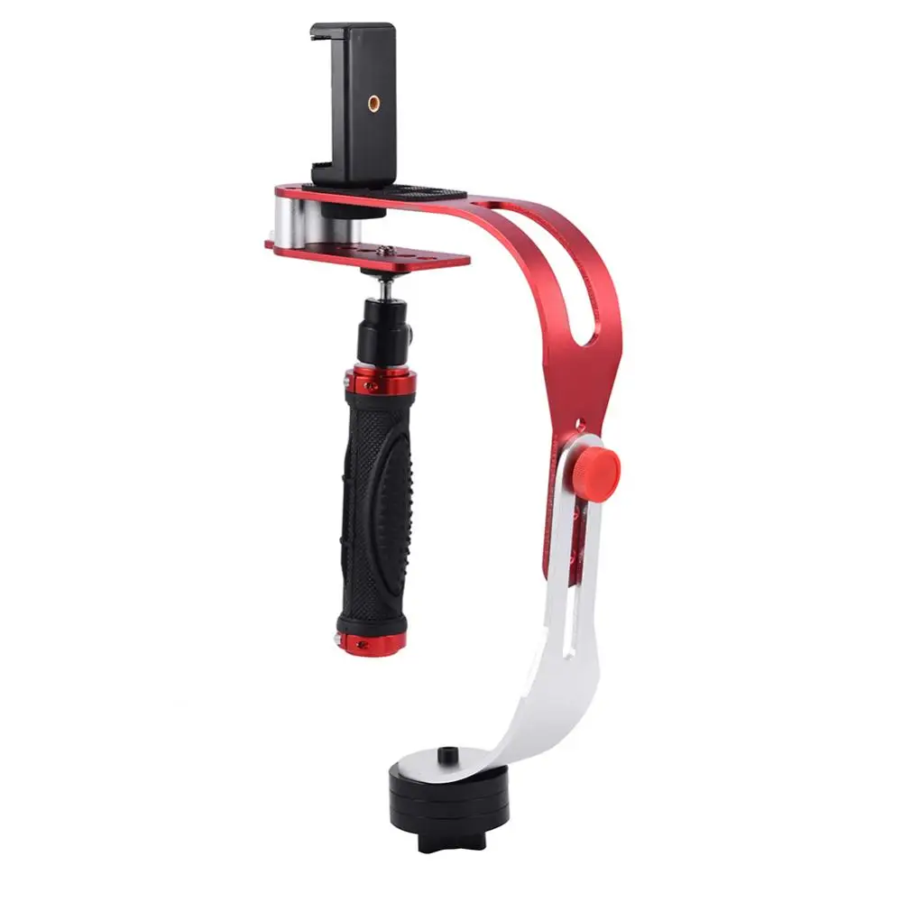Aluminum Mini Handheld Digital Camera Stabilizer with Tripod Video Steadicam Mobile DSLR 5DII Motion DV Steadycam for Gopro DJI,camera gimbal stabilizer
