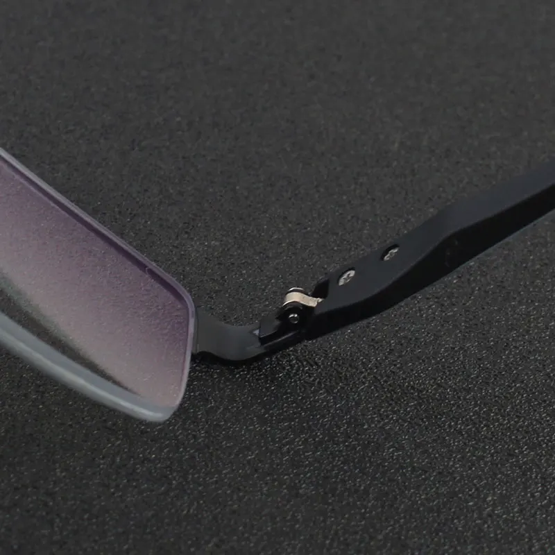 Photochrome Progressive Multifokal-Lesebrille mit Blaulichtfilter, Presbyopie-Brille für Herren, Business-Brille mit Chamäleon-Gläsern – Detail 15