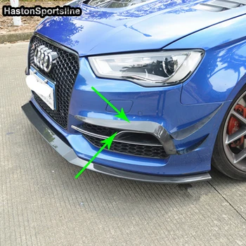 

S3 Car Styling Carbon Fiber Front Bumper Splitter For Audi S3 Sline 2014~2016 Sedan