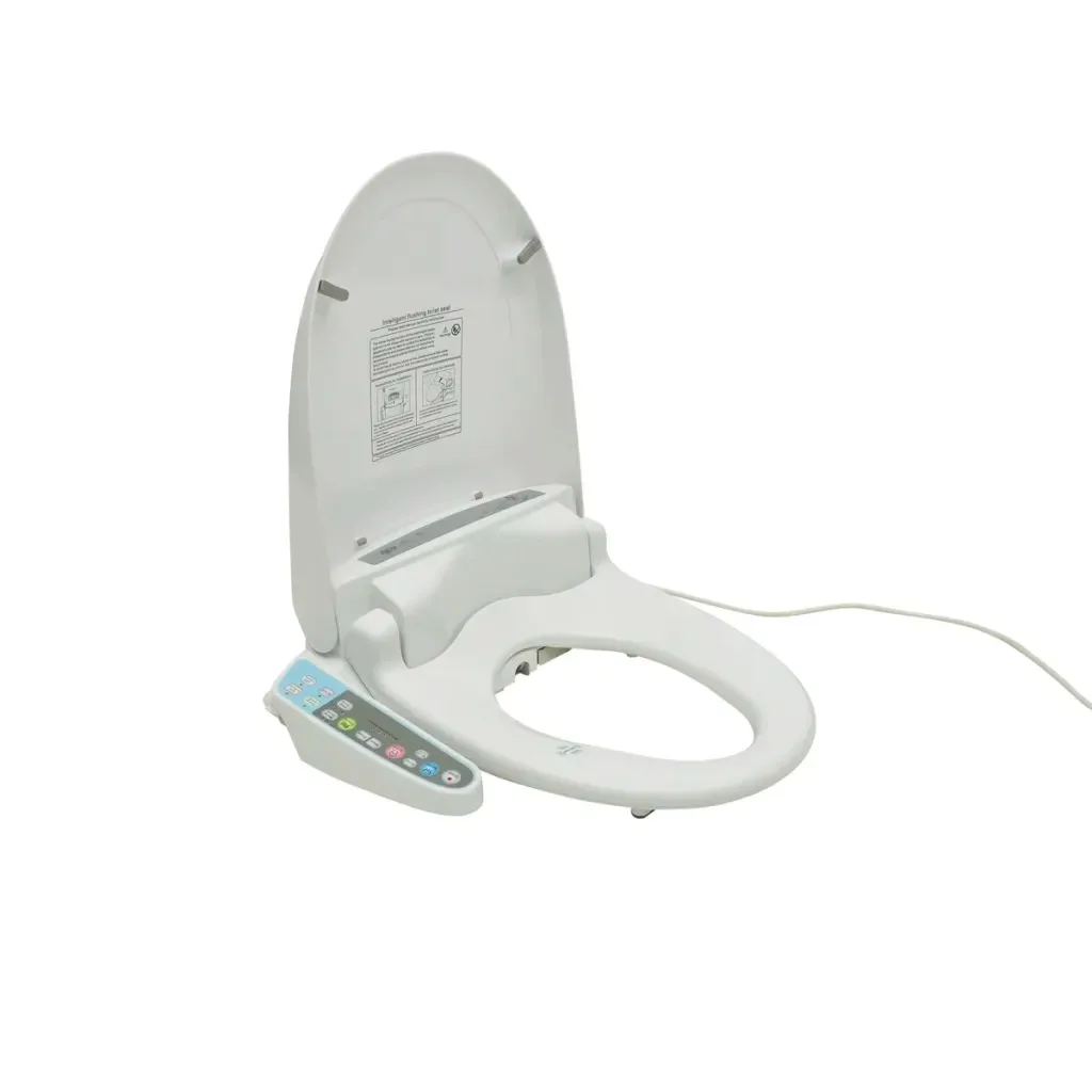 

VidaXL Electronic Toilet Seat With Water Temperature Multifunctional Toilet Seat Cover Adjustable Heated Seat Household