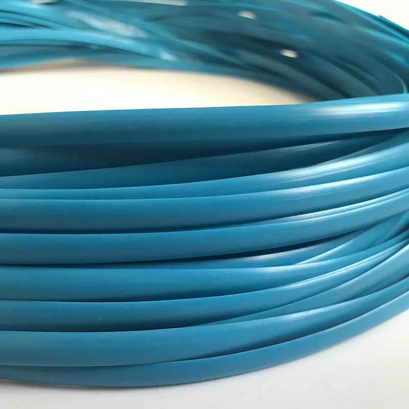 70Meters(500g) Width8mm Blue Rattan Weaving Material Plastic Knit Repair Chair Table PE Rattan