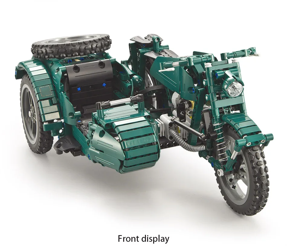 Blocos de Construção Brinquedos para Crianças Cada Motocicletas Cidade Técnica Militar Alemão Ww2 Guerra Controle Remoto Carro Tijolos 629 Pçs rc 13 construção cidade técnica militar alemão ww2 guerra