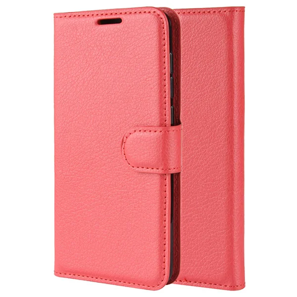 Красный ACCEZZ полная защита флип чехол для телефона для Xiaomi Redmi Note 7 кошелек сумка чехол s для Redmi Note 7 крышка оболочка с кармашком для карт - Цвет: Красный