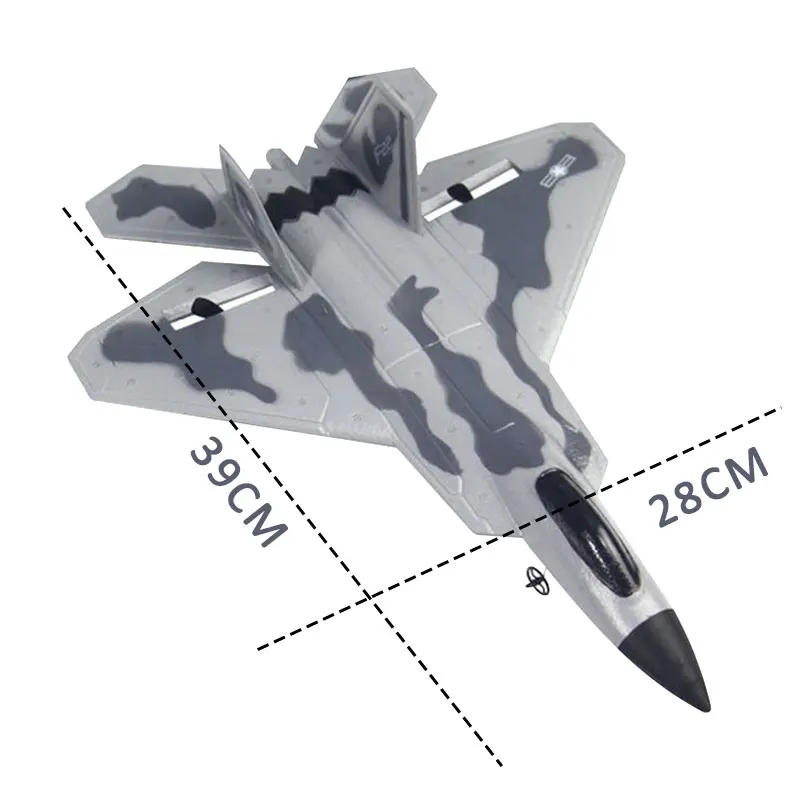 Квадрокоптер с дистанционным управлением радиоуправляемый самолет F22 2 4 ГГц EPP RTF