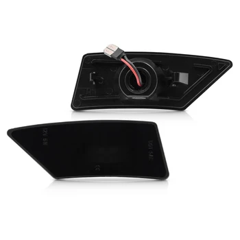 

Smoked Lens Sequential Amber Led Front Side Marker Light For Ford Ranger XL XLT Lariat 2019-2020 Front Bumper Side Marker Lights