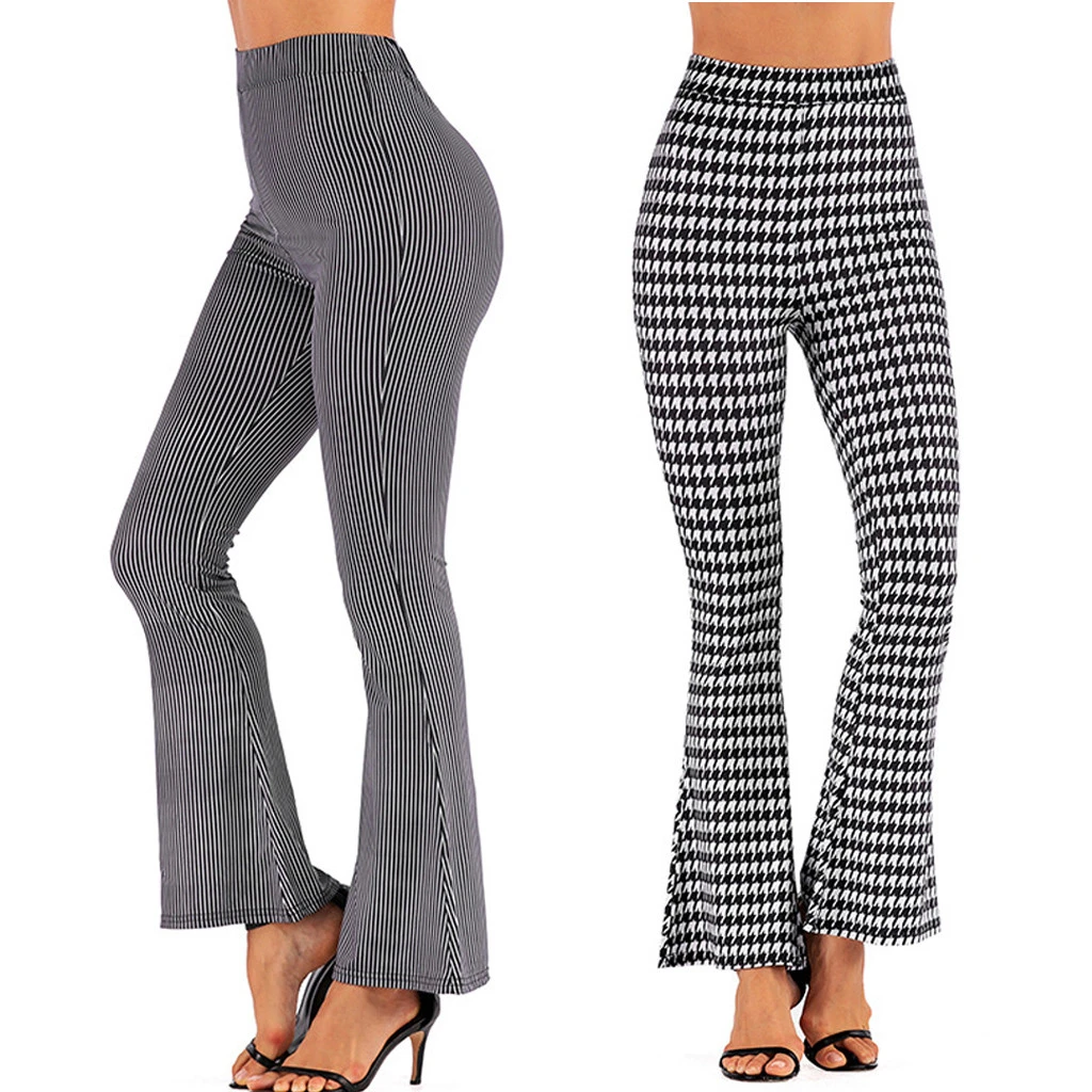 ladies bell bottom trousers