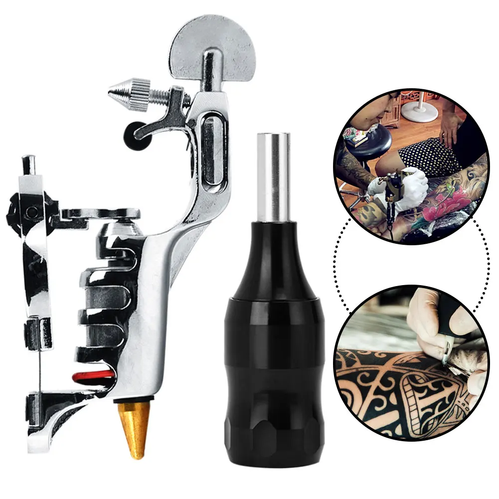 Rotary Tattoo Motor Machine Kit Tattoo Pen Body Artists Supplies With Handle 2 Colors Supply For