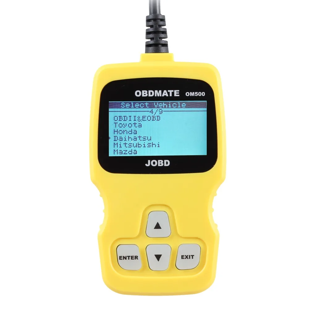 OBD2 сканер автомобильный считывающий чистый двигатель Autophix OM500 ODB2 J1850 автомобильный диагностический инструмент японские автомобили JOBD Автомобильный сканер