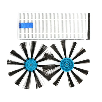 

1Pcs Filter+1Pcs Sponge+2Pcs Side Brushes for Bissell Ev675 Vacuum Cleaner Accessories Partial Replacement