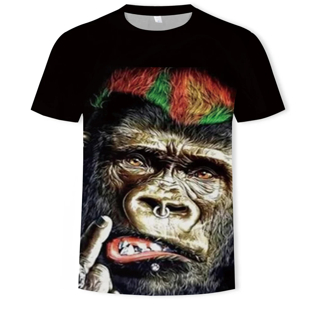 Summer Fashion New Men's Dragon Ball T-shirt Cartoon Monkey King Character 3d Printed Children's Casual Short Sleeve Shirt