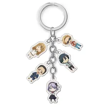 Аниме-атрибутика конфеты войны акриловый двухсторонний прозрачный кулон пять-Набор Кукол