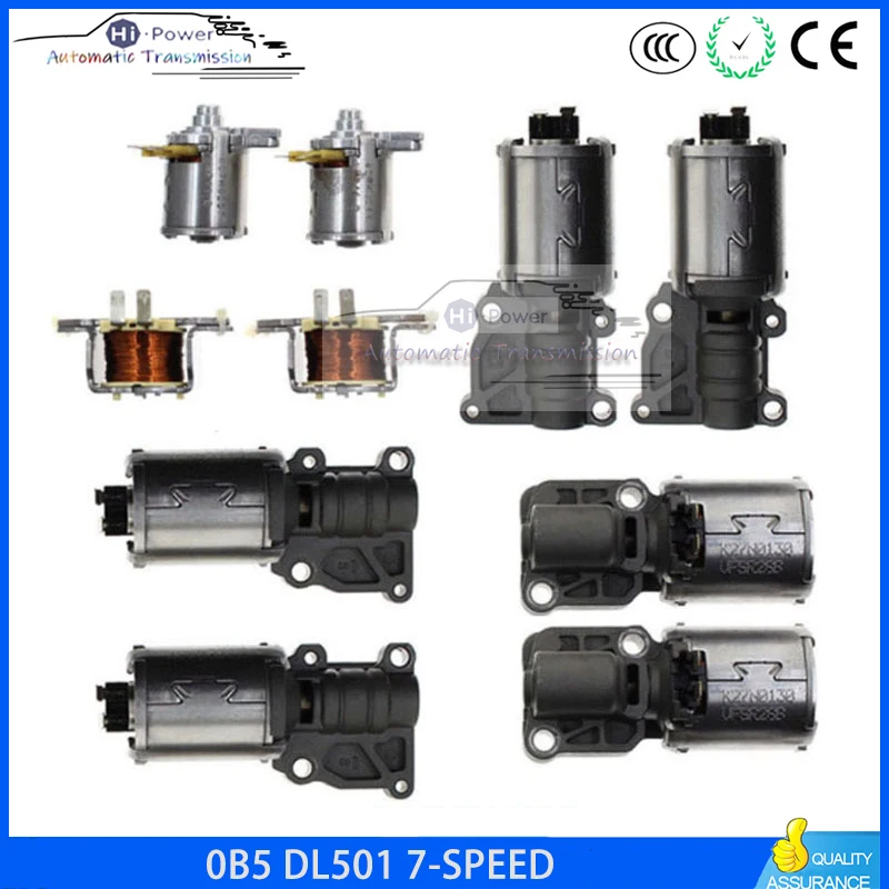 Original 100% professional test OEM 0B5 DL501 7-SPEED Transmission Solenoid Kit A5 A4 A6 A7 Q5 For 0B5 Audi