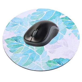 

2pcs Leaf Mouse Pad Round Rubber Mouse Pad Mouse Mat Gaming Mouse Pad for Home Office Desktop