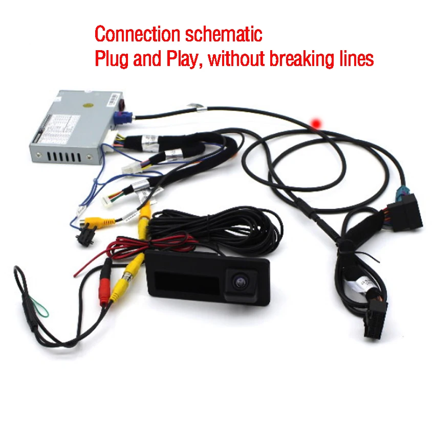Original Screen Update System Reversing Track Image Rear Camera Digital Decoder