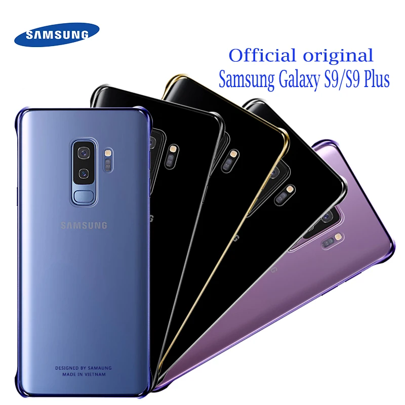 Официальный Оригинальный чехол Samsunga Galxy S9/S9 Plus прозрачный жесткий из