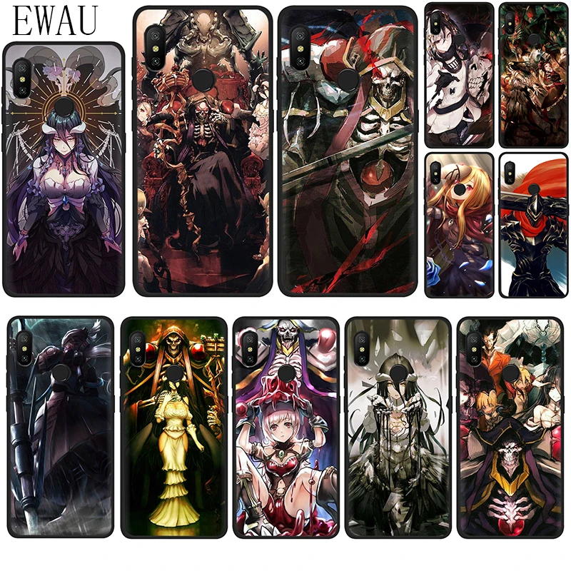 

EWAU Overlord Anime Silicone phone case for Xiaomi 5X 6 6X 8 9 SE A1 A2 Lite Max 3 F1 9T A3 Pro CC9 CC9e