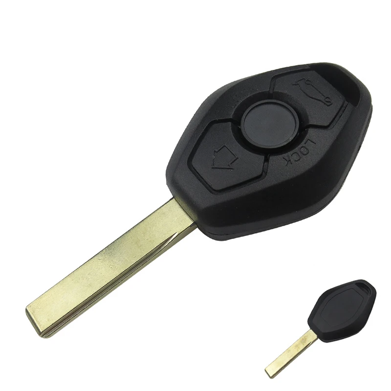 Sodial 2 botones Carcasa de llave con mando a distancia para coche