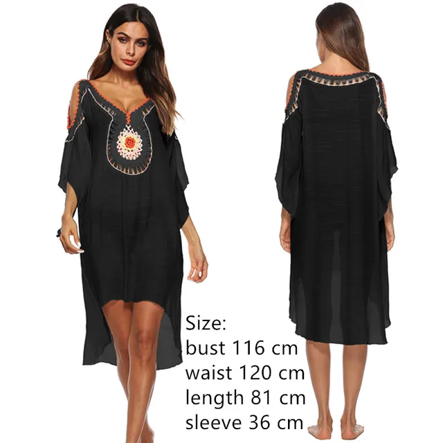 swimsuit cover up dress plus size