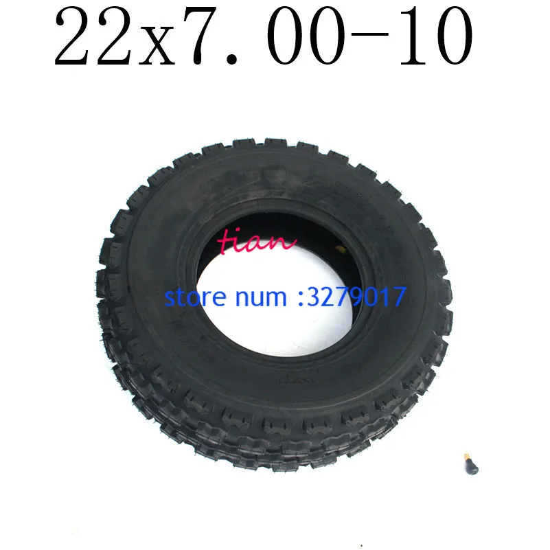 Супер хорошего качества картинг детская коляска ATV UTV 22x7. 00-10 дюймов бескамерная Резина для шин