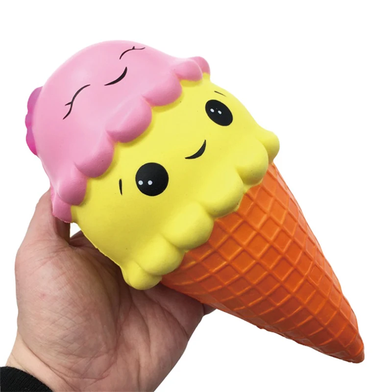 Jumbo Kawaii Мороженое панда Сжимаемый торт олень молоко сжимаемые игрушки медленно