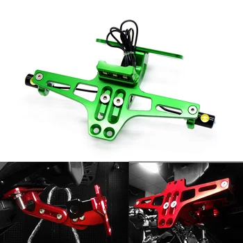 

For Kawasaki NINJA H2R NINJA 250SL ABS NINJA 300 ABS 300 Motorcycle Aluminum License Plate Bracket Licence Plate Holder Frame