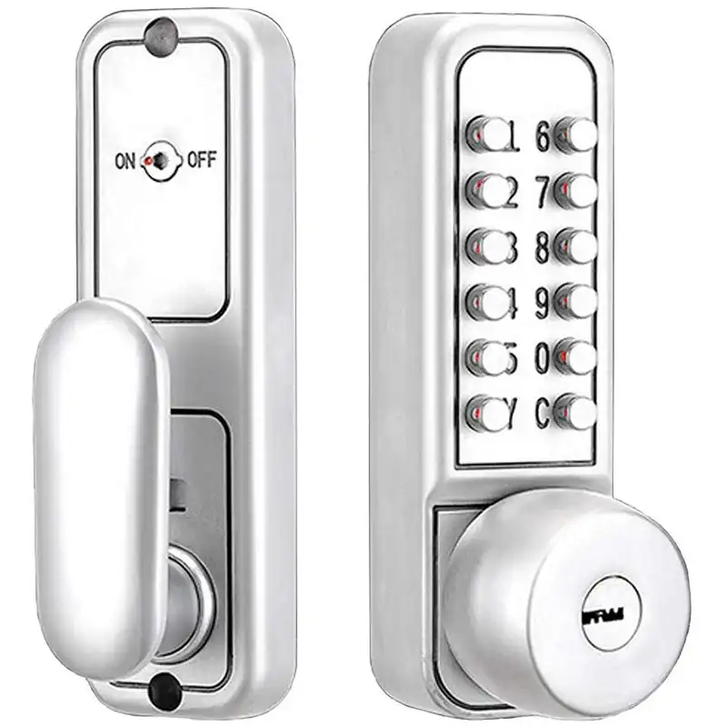 Key Mechanical Code Lock Retro Style Password Lock Garage Hotel