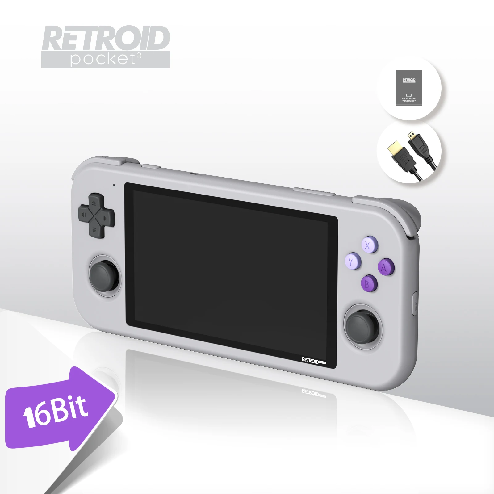 Retroid Pocket 3 Handheld Retro Gaming System | Handheld Retro 
