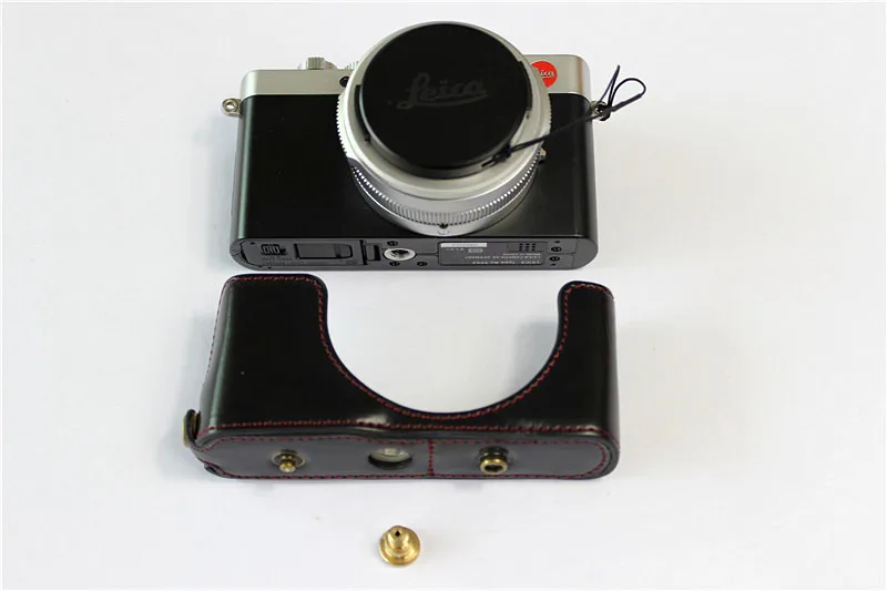 Роскошный чехол для камеры из искусственной кожи, защитный чехол для Leica D-LUX7 с ремешком, мини-Чехол, непосредственно открывающийся аккумулятор