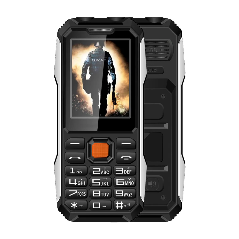 Ударопрочные мобильные телефоны 2 4 дюйма поддержка двух Sim-карт SOS MP3 видеоплеер