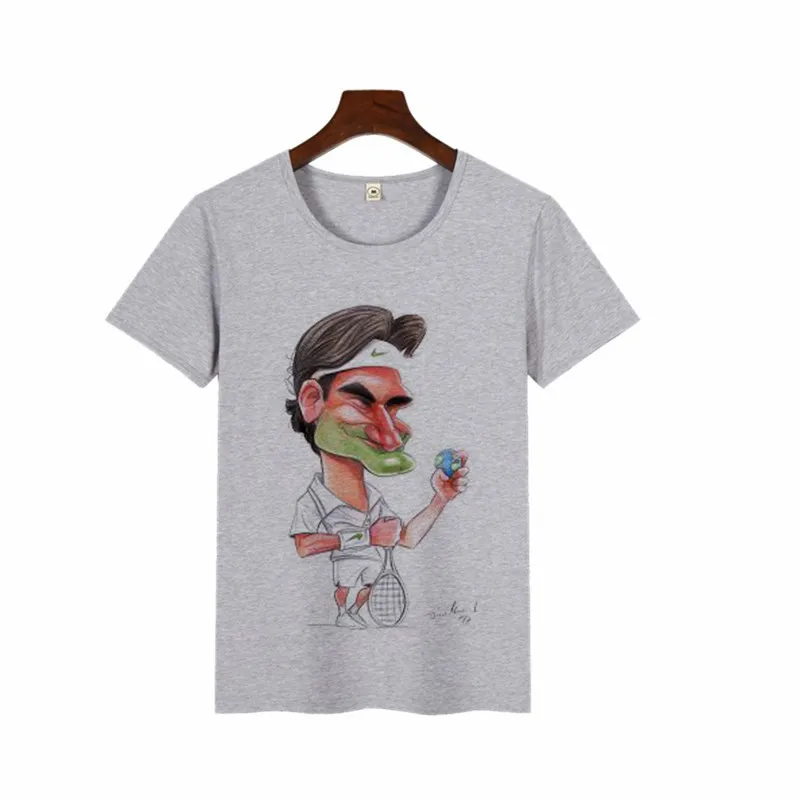 Spoof Nadal/футболки Семейные Комплекты Одежда для мамы и меня футболка с короткими рукавами Одежда для мальчиков футболка McConaughey - Цвет: G100A-gray