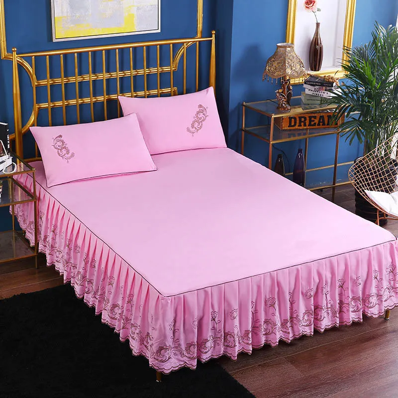 pink 3 шт./компл. принцессы постельного белья на двуспальную кровать, наволочки для подушек, зимние толстые теплые покрывало детские матрас для ухода за кожей queen Размеры покрывало - Цвет: pink