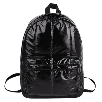 

Fashion Women Solid Color Zipper Backpack Waterproof Shoulder Bag Travel Bag Mochila Feminina Рюкзак Женский 2020 New рюкзак