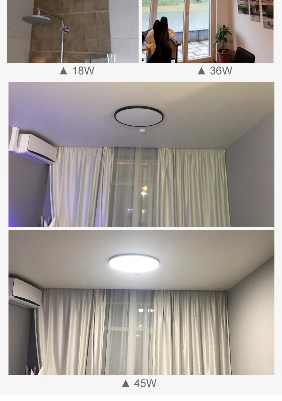 led backlight strip LED Ceiling Light Dimmable 12W 18W 24W 32W 220V With 3 Color Adjustable For Bedroom Livingroom Bathroom Modern Ceiling Lamp led backlight strip