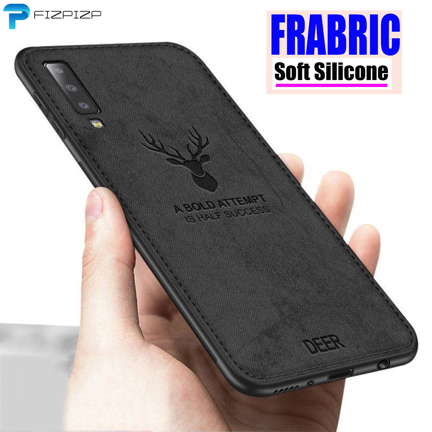 Тканевый чехол с оленем для телефона Samsung Galaxy A10 A20 A30 A40 A50 A70 M20 S8 S9 S10 Plus Note 10 Pro 8 9 S10e S7