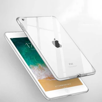 

Case For iPad 2018 2017 9.7 Inch TPU Clear Transparent Silicone Gradient Color Cover for IPad A1893 A1954 A1822 A1823