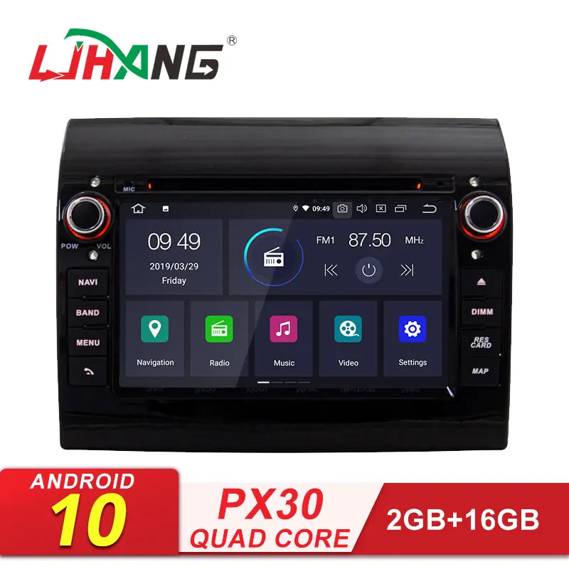 Автомобильный DVD-плеер LJHANG Android 10 для Fiat Ducato 2011-2015 CITROEN Jumper PEUGEOT Boxer WIFI GPS 1 Din