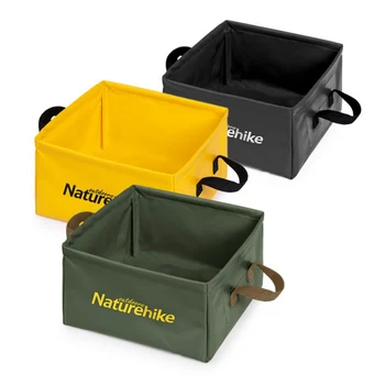 

13L Outdoor Folding Square Bucket Large Capacity Portable Camping Hiking Water Container Traveling Multifunctional Box