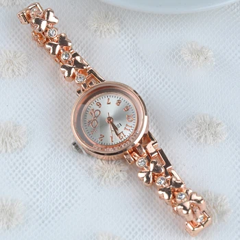 

Women Rhinestones Bowknot Chain Strap Quartz Wrist Watches