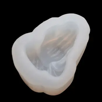 

Buddhism Prayer Hand Pendant Silicone Resin Mold Buddha Bead Pendant Resin Casting Mold Jewelry Making Tools Art Crafts