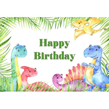 

Happy birthday Dinosaur Photography Background Photocall Newborn Background Photography Party Photocall