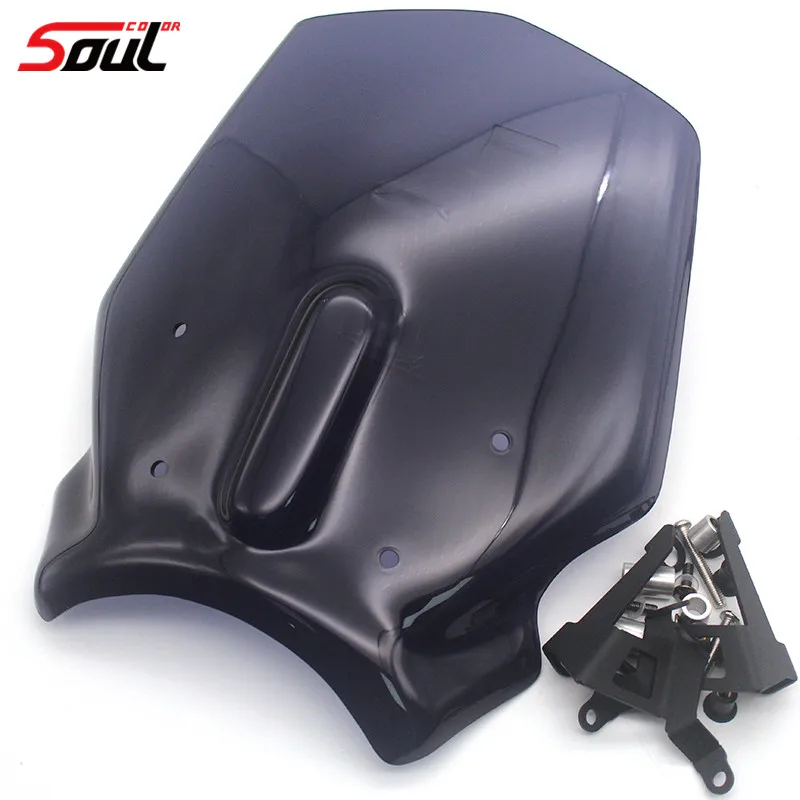 Motorcycle Sports Windshield WindScreen Visor Viser Fits For Honda CB125R CB250R CB300R 18'-20' Double Bubble