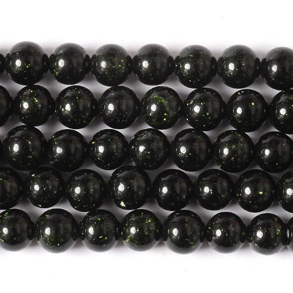 Enhanced Natural Stone Beads Collection: Aventurine, Lava, Amazonite, and Malachite Crystals for DIY Jewelry and Bracelet Crafting (4/6/8/10/12mm)