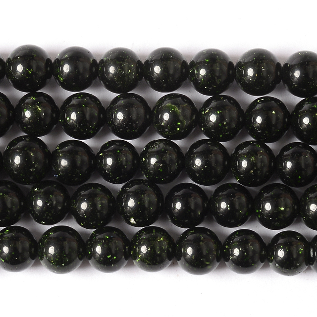 Stone Beads Aventurine Jades Indain Agates Crystal Beads for Jewelry Making DIY Bracelet Accessories 4/6/8/10/12mm