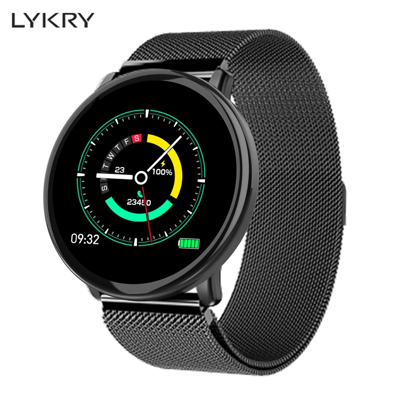 LYKRY M31 Smart Watch Full Screen Touch for men women IP67 Waterproof
Heart Rate Blood pressure Monitor for xiaomi honor phone